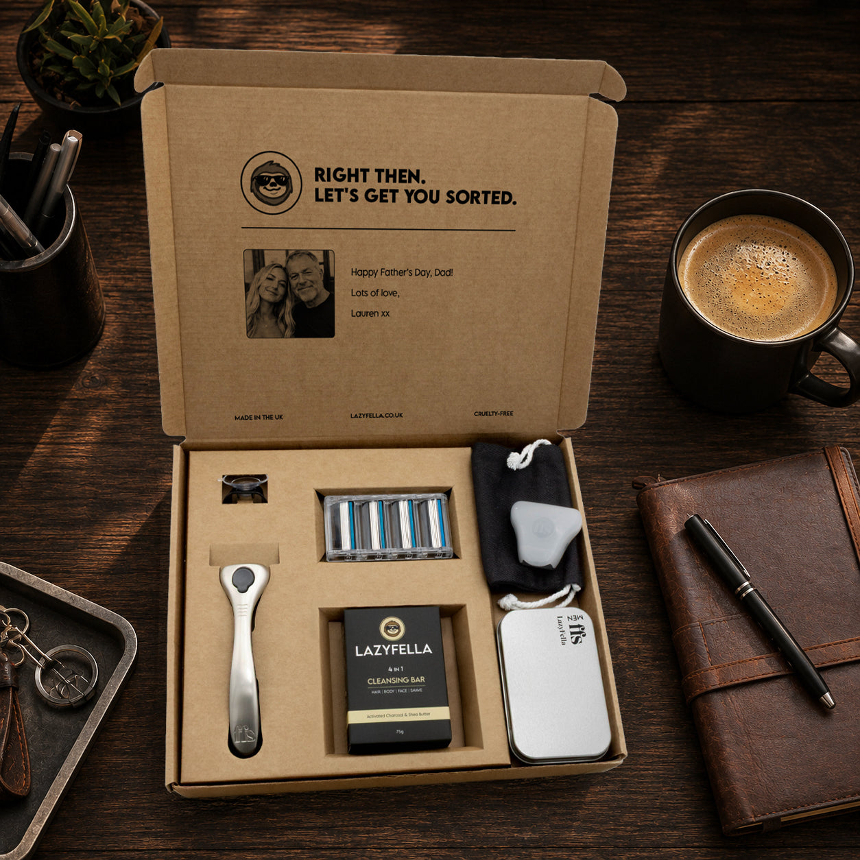 The LAZYFELLA Shave Set