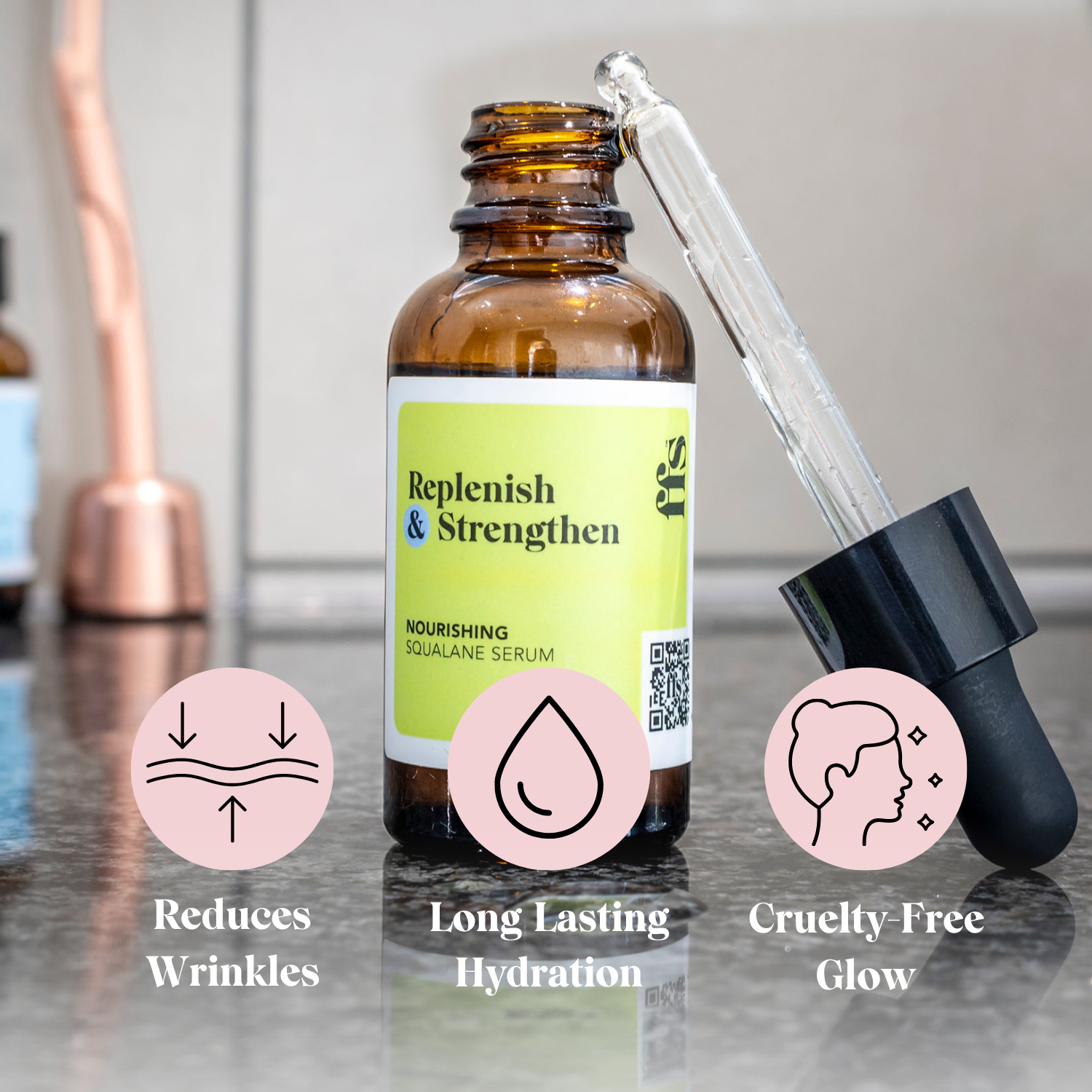 Replenish & Strengthen: Squalane Serum - 10ml