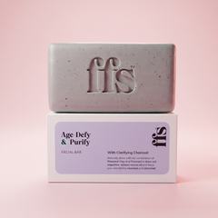 Age-Defy & Purify: Facial Bar with Clarifying Charcoal - 60g