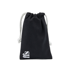 Drawstring Travel Pouch - Black
